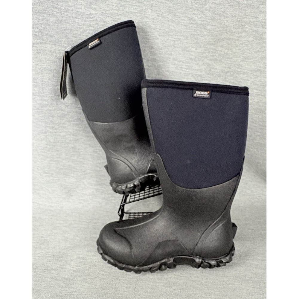 Bogs Classic High Boots Mens 7 Black Waterproof Insulated Winter Boots Non Slip